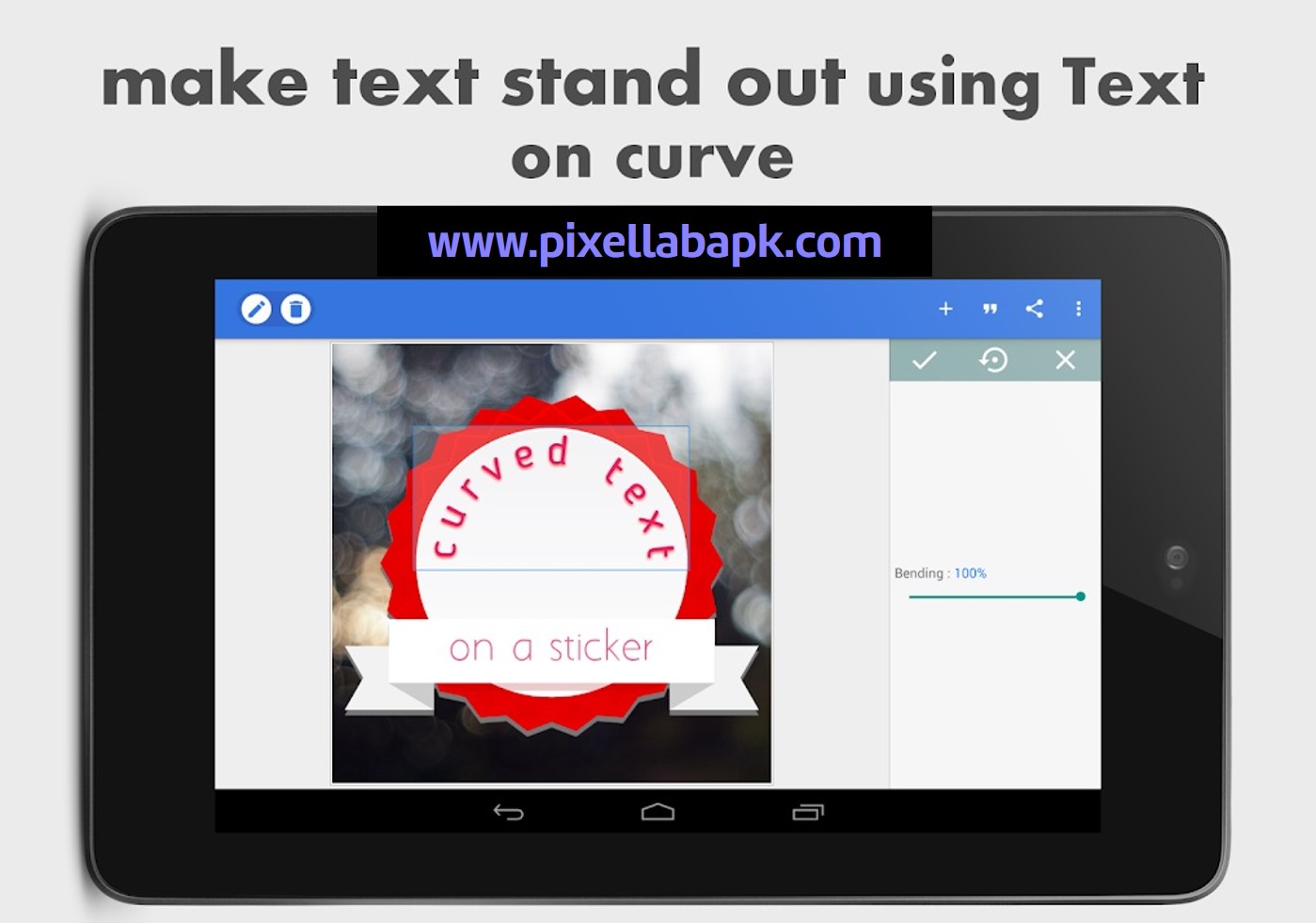 Pixellab APK Download | Text on pictures of android and iOS